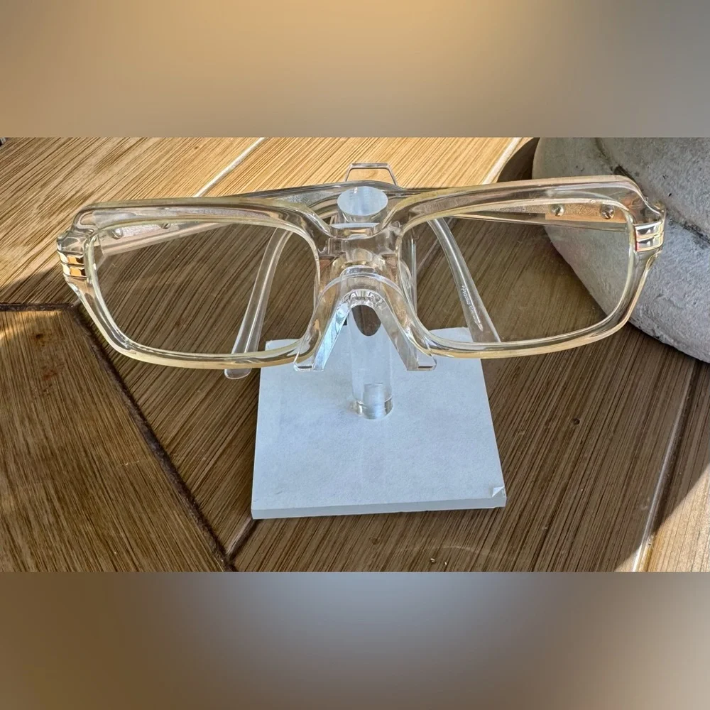Geek Rouq 8 Eyewear Crystal Clear Full Rim Frames Only 56-20-145 Cool And Sporty